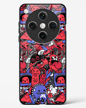 Monster Doodles Glass Case Phone Cover (Oppo)