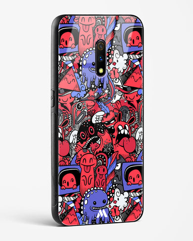 Monster Doodles Glass Case Phone Cover (Oppo)