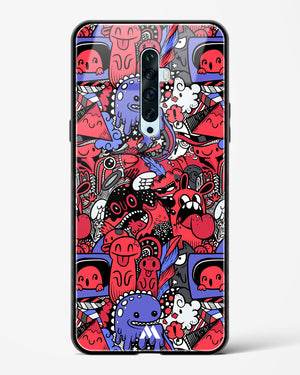 Monster Doodles Glass Case Phone Cover (Oppo)