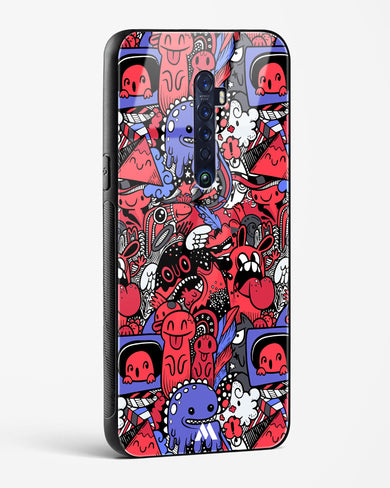 Monster Doodles Glass Case Phone Cover (Oppo)