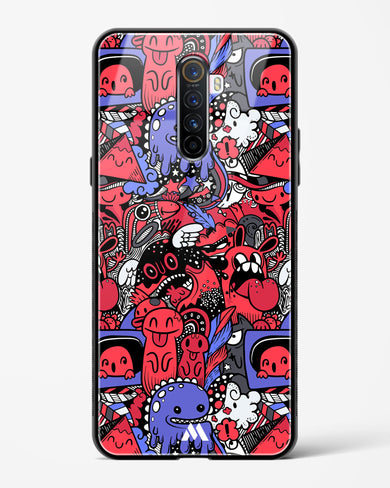 Monster Doodles Glass Case Phone Cover (Oppo)