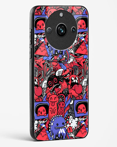 Monster Doodles Glass Case Phone Cover (Realme)