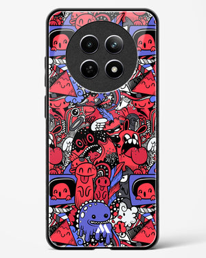 Monster Doodles Glass Case Phone Cover (Realme)