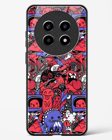 Monster Doodles Glass Case Phone Cover (Realme)