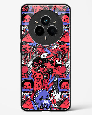 Monster Doodles Glass Case Phone Cover (Realme)
