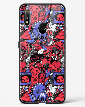 Monster Doodles Glass Case Phone Cover-(Realme)