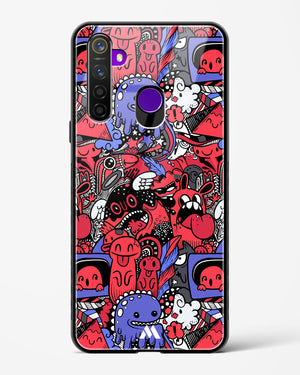 Monster Doodles Glass Case Phone Cover (Realme)