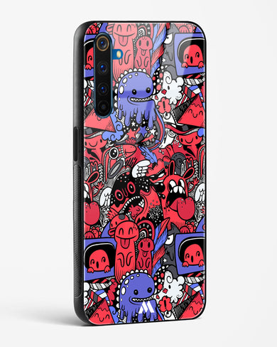 Monster Doodles Glass Case Phone Cover (Realme)