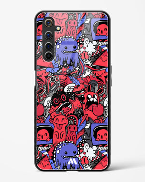 Monster Doodles Glass Case Phone Cover (Realme)