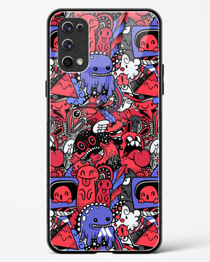 Monster Doodles Glass Case Phone Cover-(Realme)