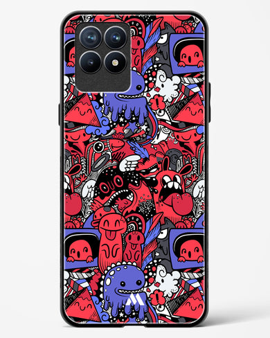 Monster Doodles Glass Case Phone Cover (Realme)