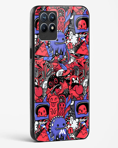 Monster Doodles Glass Case Phone Cover (Realme)