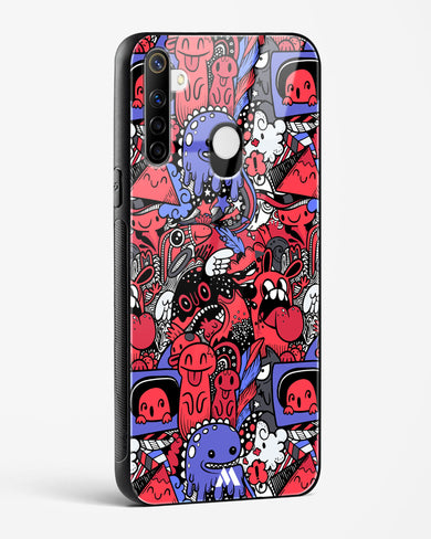 Monster Doodles Glass Case Phone Cover (Realme)