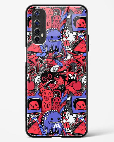 Monster Doodles Glass Case Phone Cover (Realme)