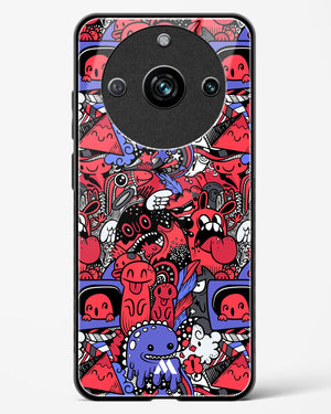 Monster Doodles Glass Case Phone Cover (Realme)