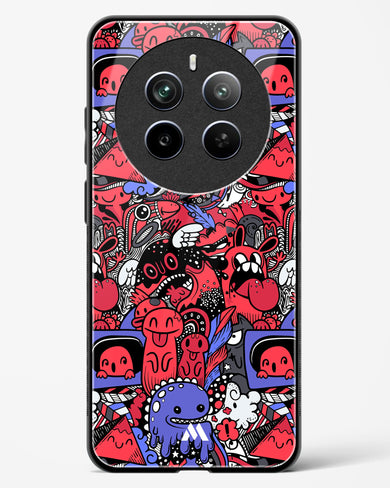 Monster Doodles Glass Case Phone Cover (Realme)