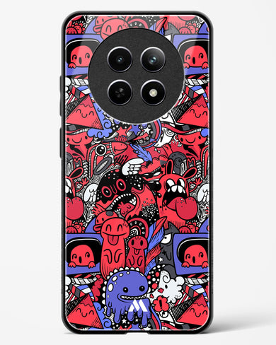 Monster Doodles Glass Case Phone Cover (Realme)