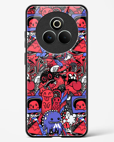Monster Doodles Glass Case Phone Cover (Realme)