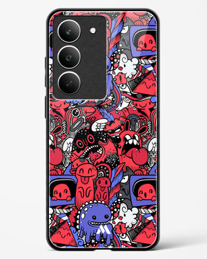 Monster Doodles Glass Case Phone Cover (Realme)