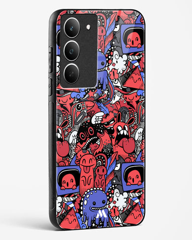 Monster Doodles Glass Case Phone Cover (Realme)