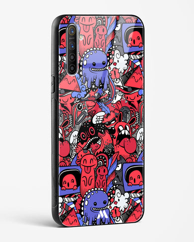 Monster Doodles Glass Case Phone Cover (Realme)
