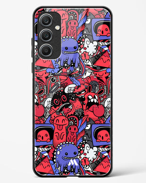 Monster Doodles Glass Case Phone Cover (Samsung)