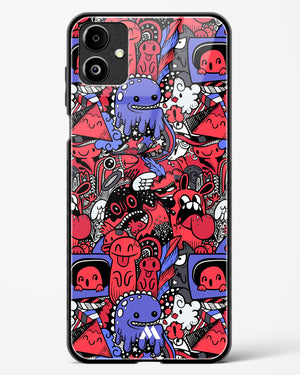 Monster Doodles Glass Case Phone Cover (Samsung)