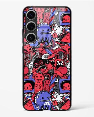 Monster Doodles Glass Case Phone Cover (Samsung)