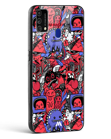 Monster Doodles Glass Case Phone Cover-(Samsung)