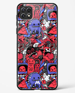 Monster Doodles Glass Case Phone Cover (Samsung)