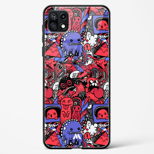 Monster Doodles Glass Case Phone Cover (Samsung)
