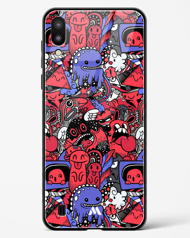 Monster Doodles Glass Case Phone Cover (Samsung)