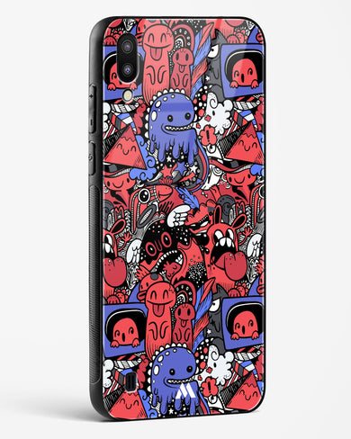 Monster Doodles Glass Case Phone Cover (Samsung)