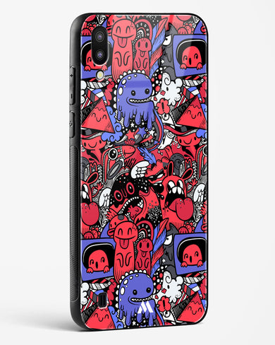 Monster Doodles Glass Case Phone Cover-(Samsung)