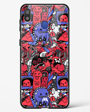 Monster Doodles Glass Case Phone Cover (Samsung)
