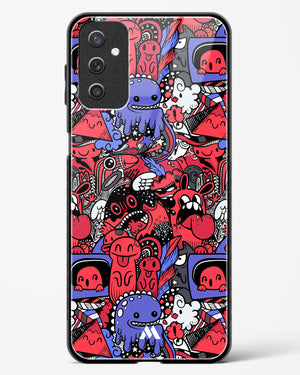 Monster Doodles Glass Case Phone Cover (Samsung)