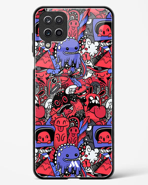 Monster Doodles Glass Case Phone Cover-(Samsung)