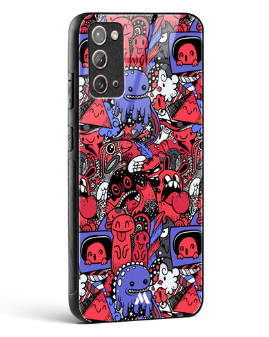 Monster Doodles Glass Case Phone Cover-(Samsung)