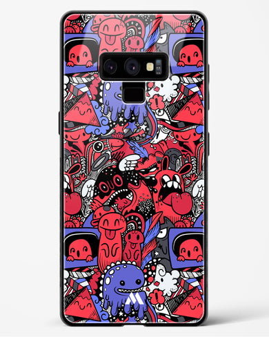 Monster Doodles Glass Case Phone Cover (Samsung)