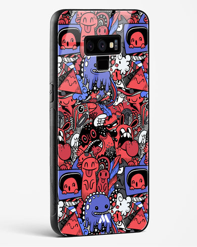 Monster Doodles Glass Case Phone Cover (Samsung)