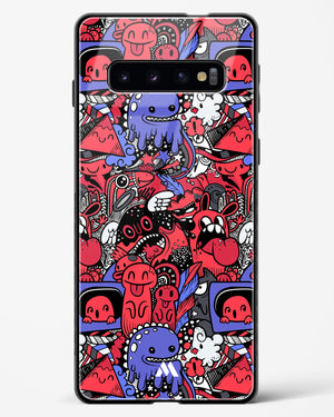Monster Doodles Glass Case Phone Cover (Samsung)