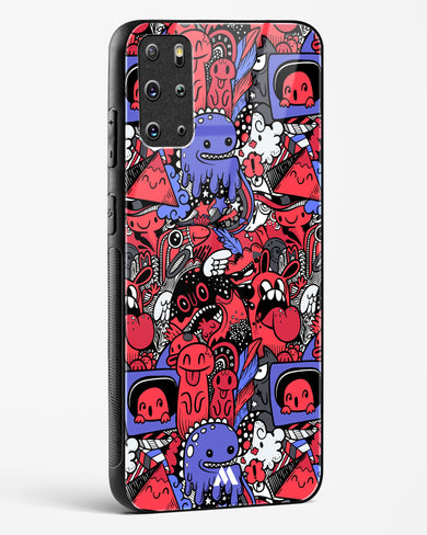 Monster Doodles Glass Case Phone Cover (Samsung)
