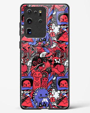 Monster Doodles Glass Case Phone Cover (Samsung)