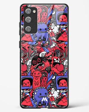 Monster Doodles Glass Case Phone Cover-(Samsung)