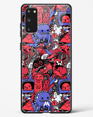 Monster Doodles Glass Case Phone Cover-(Samsung)