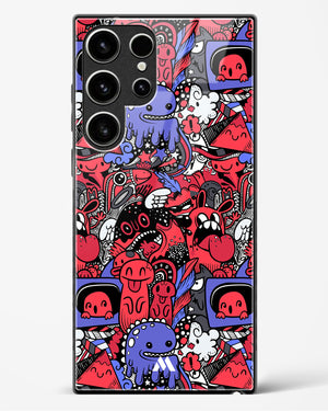 Monster Doodles Glass Case Phone Cover (Samsung)