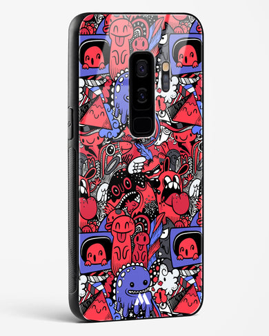 Monster Doodles Glass Case Phone Cover (Samsung)
