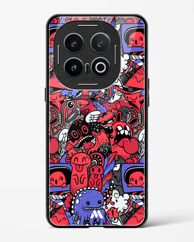 Monster Doodles Glass Case Phone Cover (Vivo)