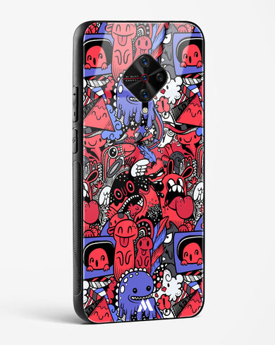 Monster Doodles Glass Case Phone Cover (Vivo)