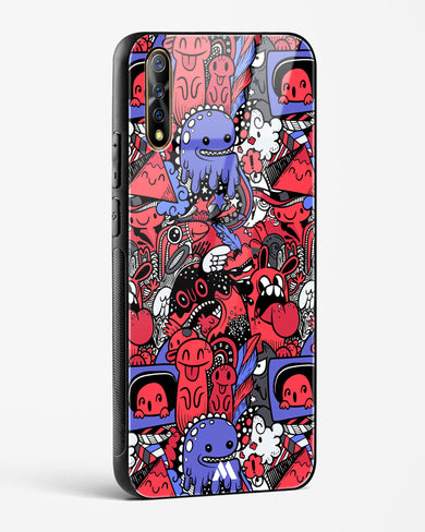 Monster Doodles Glass Case Phone Cover (Vivo)